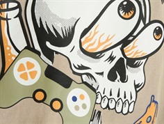 Name It t-shirt pure cashmere med gamer print